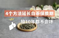 白茶保存新方法：无需冰箱，4个窍门让你的茶放10年不坏