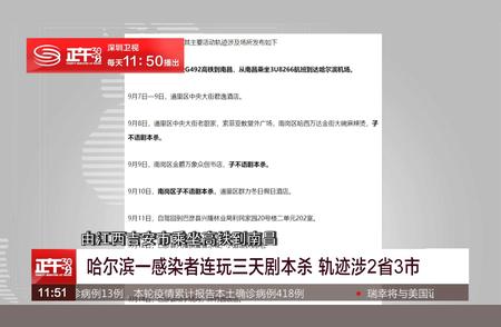 省际大追踪：哈尔滨感染者剧本杀的跨省市轨迹