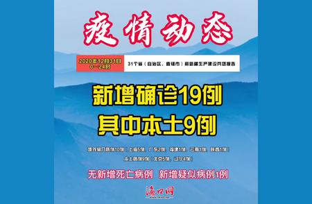 实时播报：国家卫健委通报的最新本土昨日确诊病例数据